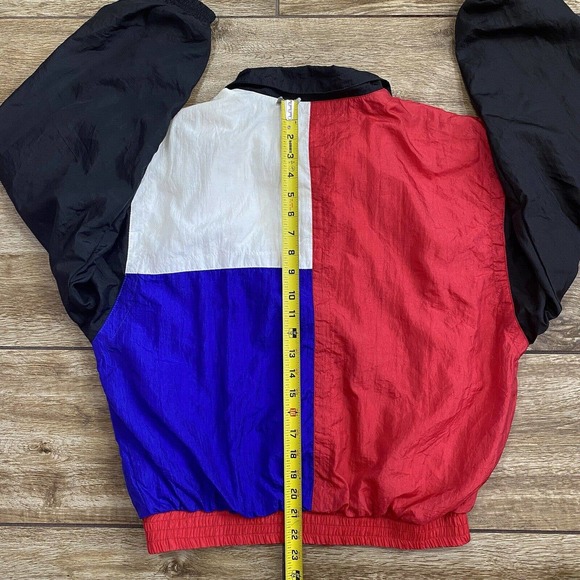 Color block Nylon Windbreaker Jacket Women's Size M - Picture 5 of 8
